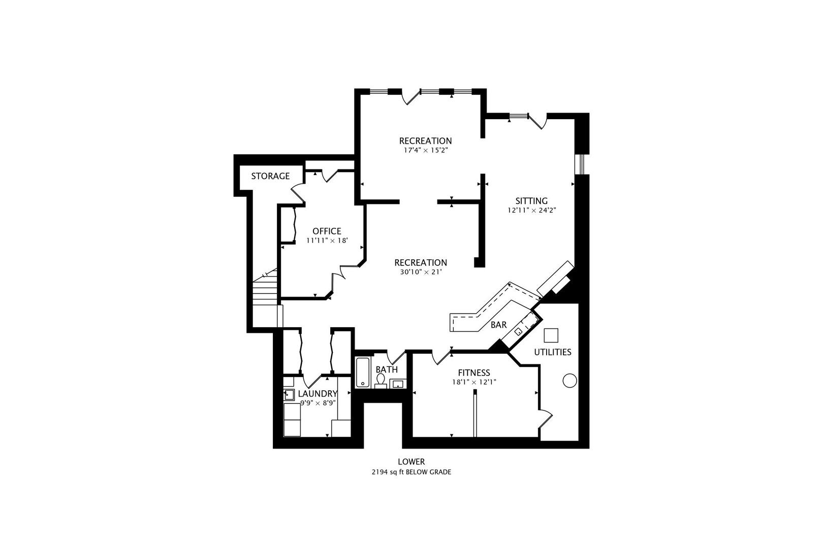 9206 Pine Needle Pass Bull Valley, IL 60097 - Photo 41 of 44 a picture of a floor plan