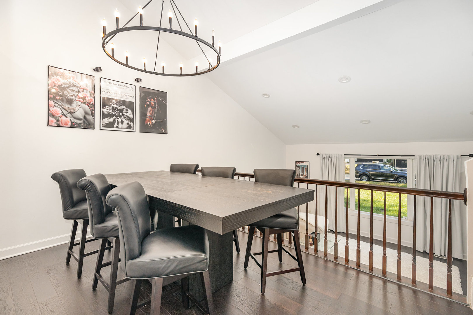 16314 Homan Avenue Markham, IL 60428 - Photo 11 of 32 a view of a dining room with furniture and a chandelier