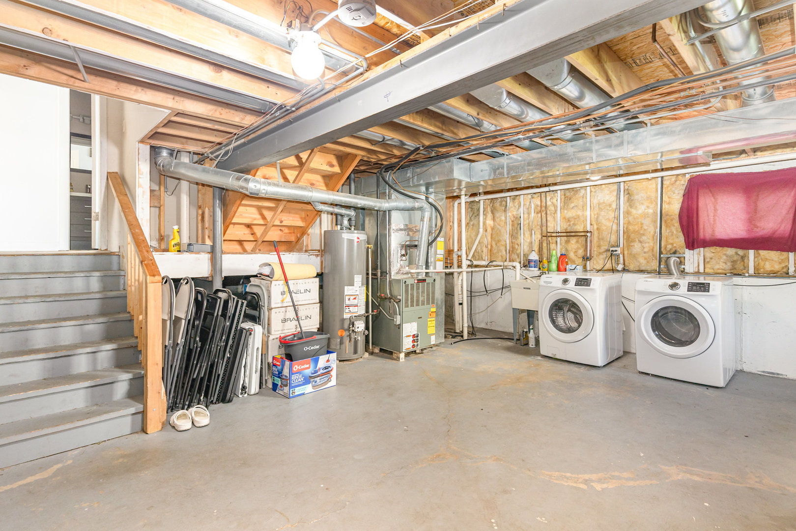 16314 Homan Avenue Markham, IL 60428 - Photo 29 of 32 a view of a storage and utility room with washer and dryer