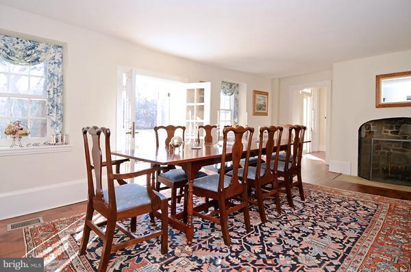 1727 Western Run Road Cockeysville, MD 21030 - Photo 18 of 30 Dining Room with French doors to Veranda