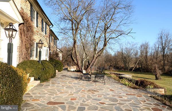 1727 Western Run Road Cockeysville, MD 21030 - Photo 19 of 30 Front Stone Veranda with Stone Wall