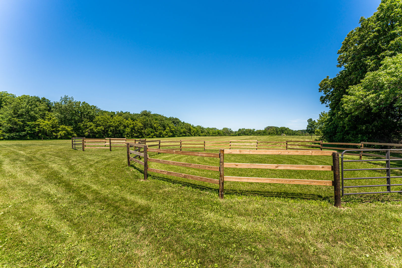 12757 Base Line Road Genoa, IL 60135 - Photo 28 of 49 a view of a yard with an outdoor space