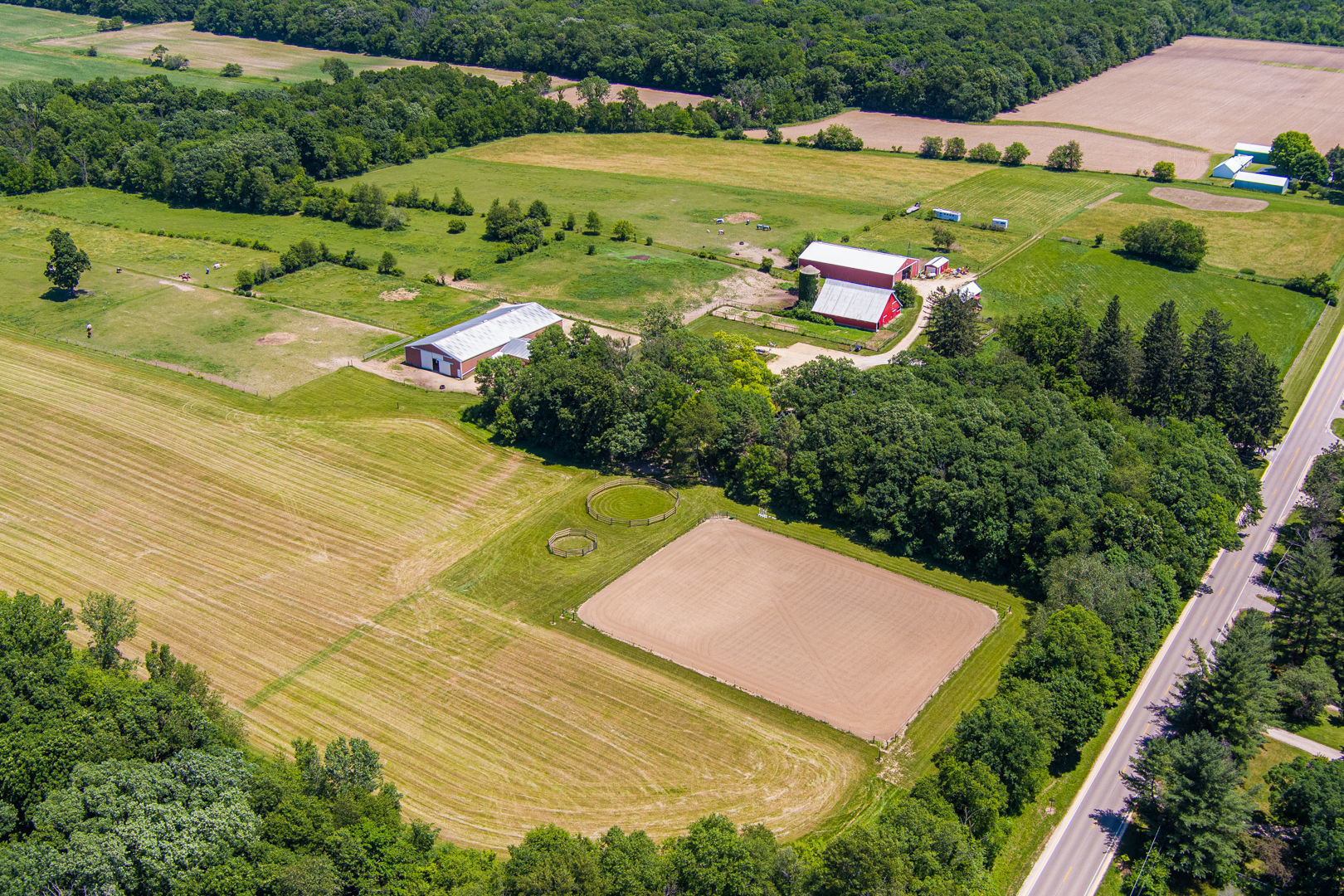 12757 Base Line Road Genoa, IL 60135 - Photo 5 of 49 an aerial view of a house