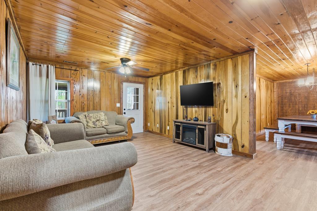 1843 Old Mobile Road McCaysville, GA 30555 - Photo 40 of 41 a living room with furniture and a flat screen tv