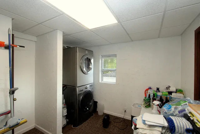 a room with storage and utility