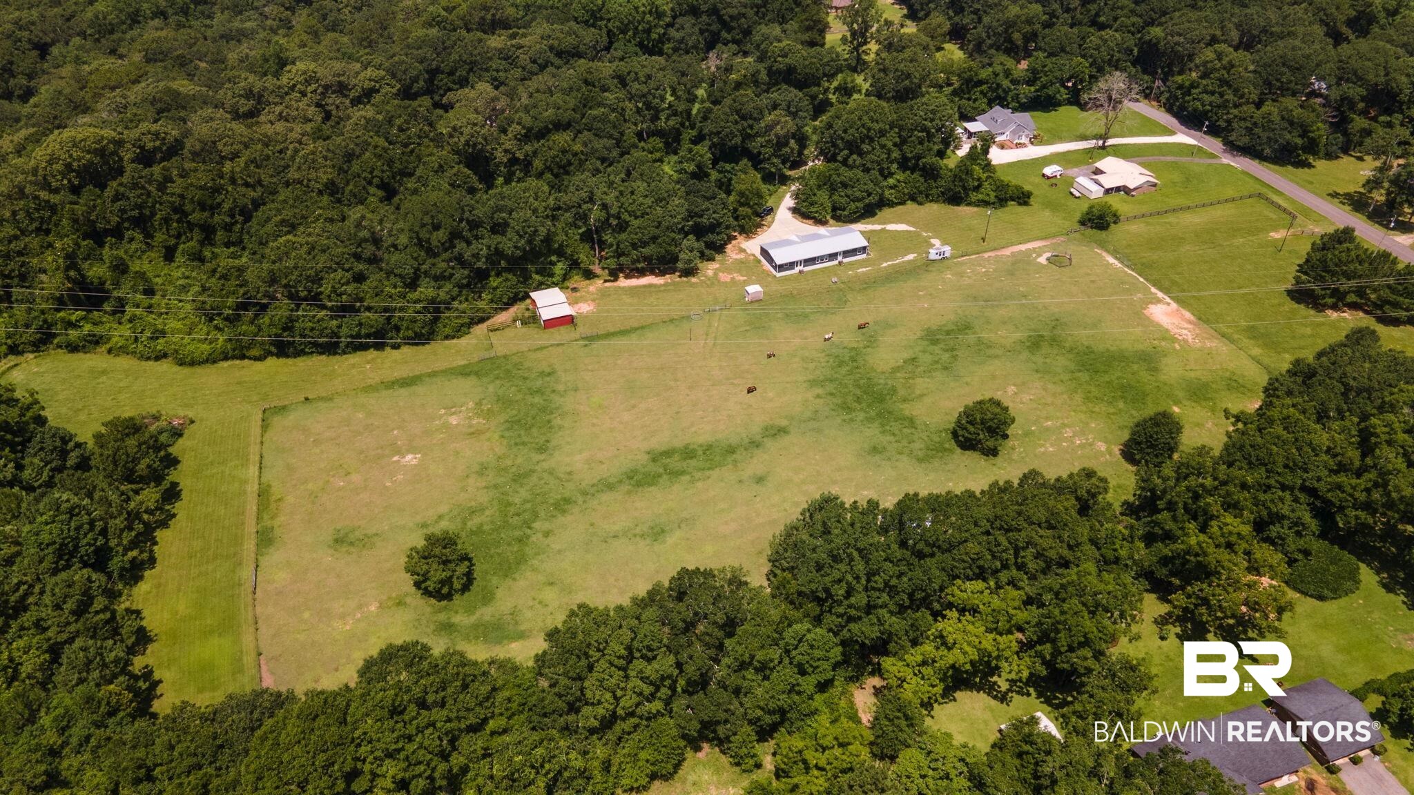 10703 South Ridge Drive Semmes, AL 36575 - Photo 36 of 37 Bird's eye view of a heavily wooded area