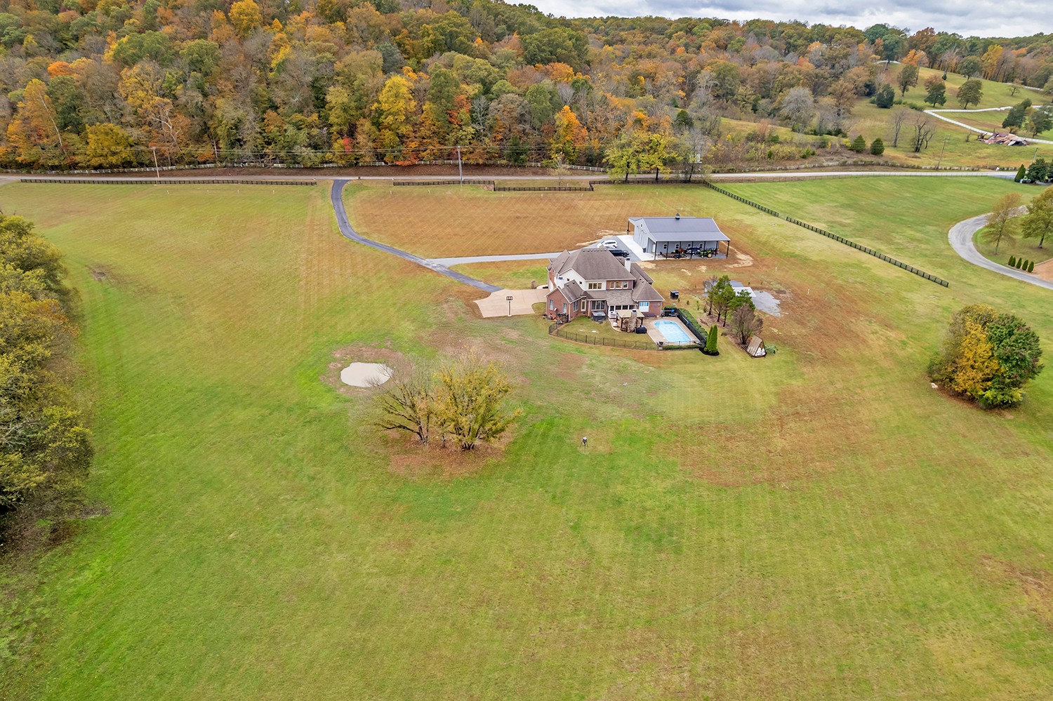 5210 Old Harding Road Franklin, TN 37064 - Photo 55 of 65 a view of a lake with a mountain