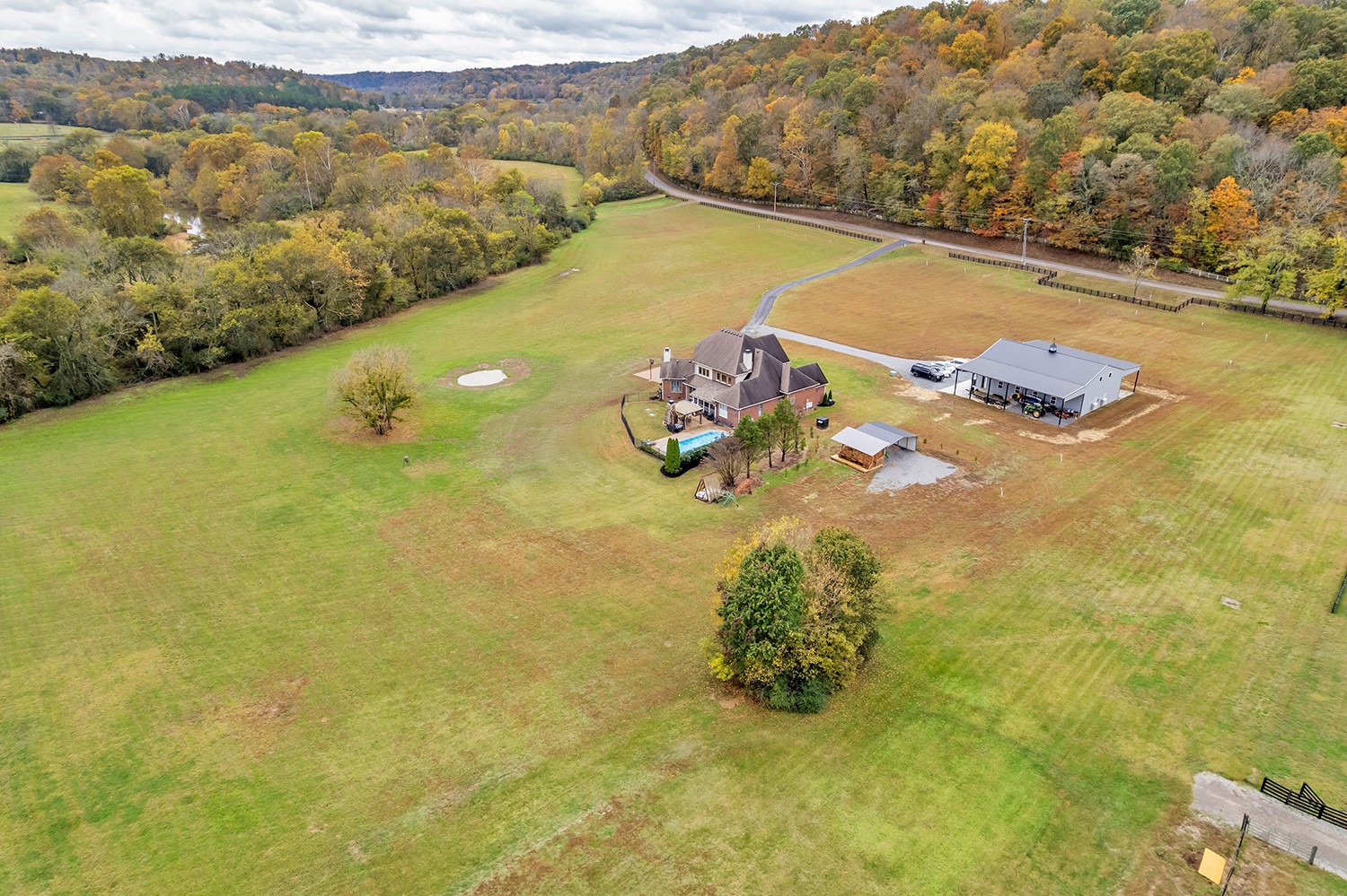 5210 Old Harding Road Franklin, TN 37064 - Photo 56 of 65 a view of a lake with a mountain