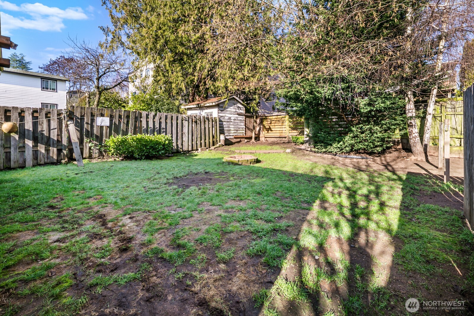 946 North 86th Street Seattle, WA 98103 - Photo 17 of 26 a view of a yard with plants and trees