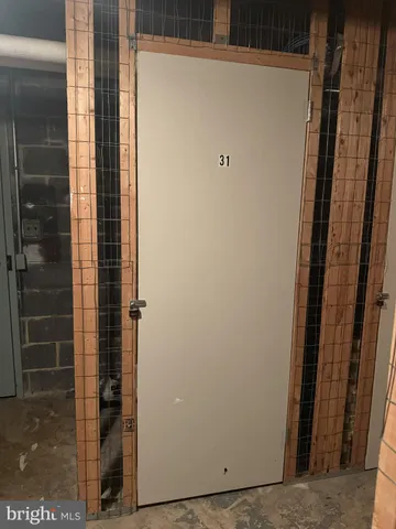 a view of storage and utility room