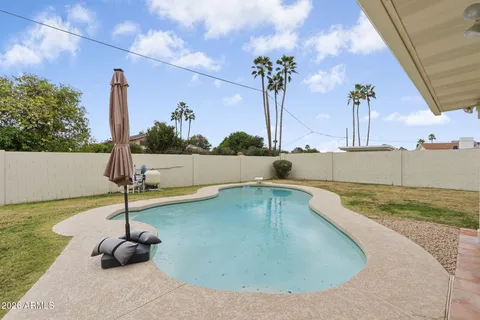 a view of a swimming pool