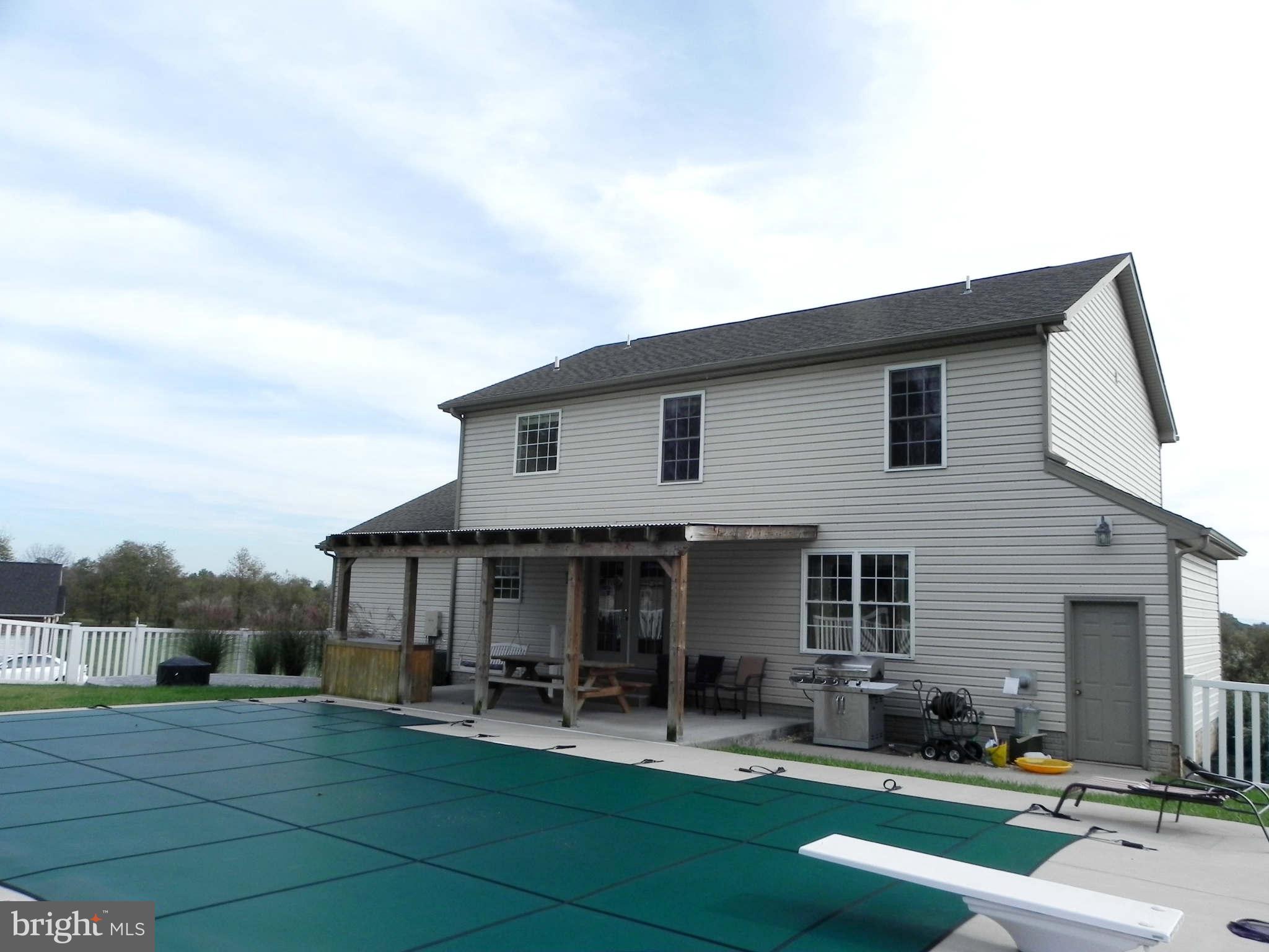 293 Fantasia Road Inwood, WV 25428 - Photo 25 of 30 Exterior (Rear) w/ Pool