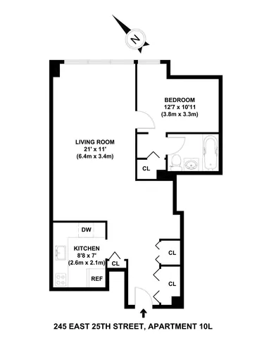 $599,000 | 245 East 25th Street, Unit 10L | Kips Bay