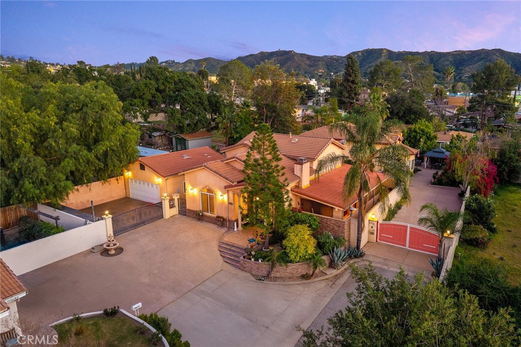 10610 Oak Tree Way Sunland, CA 91040 - Photo 2 of 63 an aerial view of a house with a garden