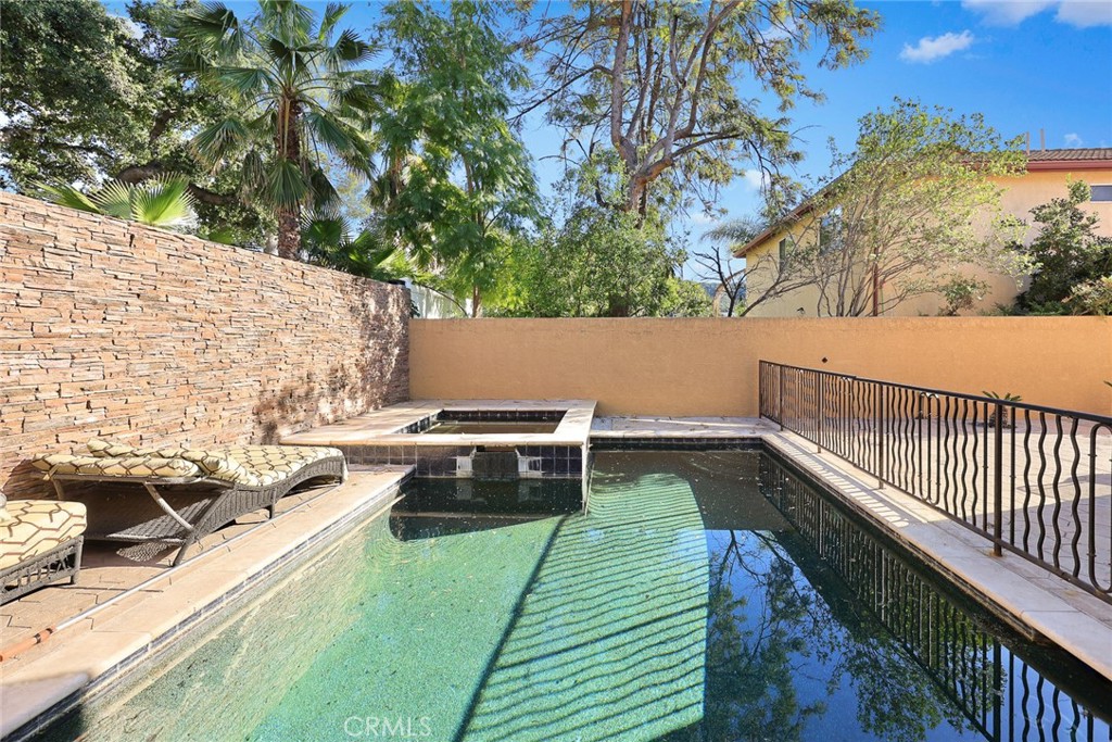 10610 Oak Tree Way Sunland, CA 91040 - Photo 35 of 63 a balcony with wooden floor and outdoor space