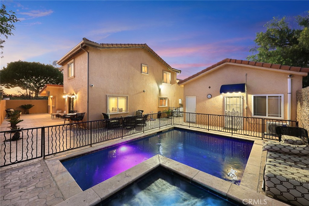 10610 Oak Tree Way Sunland, CA 91040 - Photo 46 of 63 a view of a house with pool and a yard