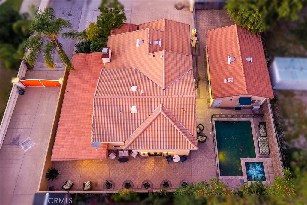 10610 Oak Tree Way Sunland, CA 91040 - Photo 57 of 63 an aerial view of residential houses with outdoor space and parking