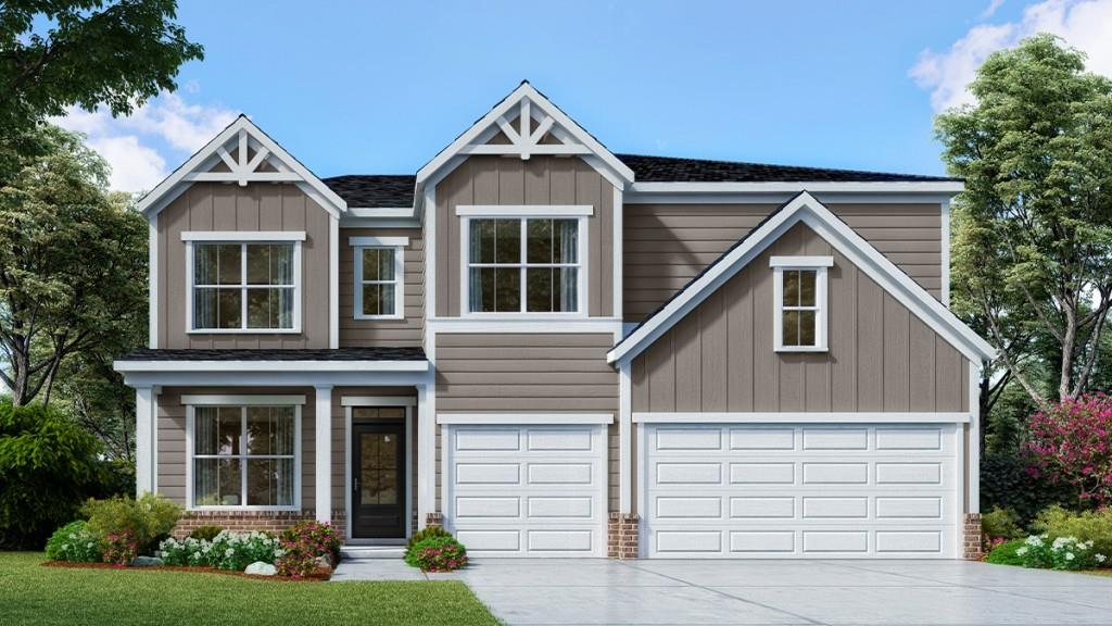 125 Treeline Trail Holly Springs, GA 30115 - Photo 1 of 1 a view of house with yard