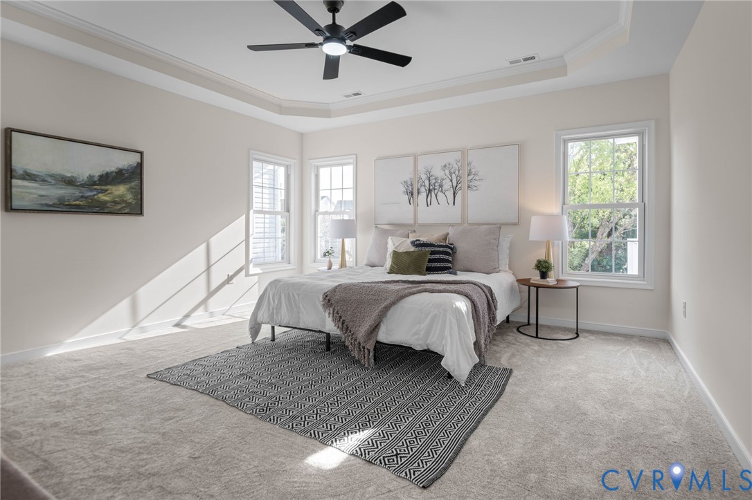 1024 Alcorn Terrace Midlothian, VA 23114 - Photo 29 of 50 a bedroom with a large bed and a window
