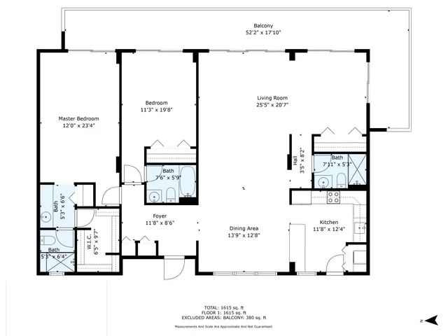 a picture of a bathroom with a sink and mirror