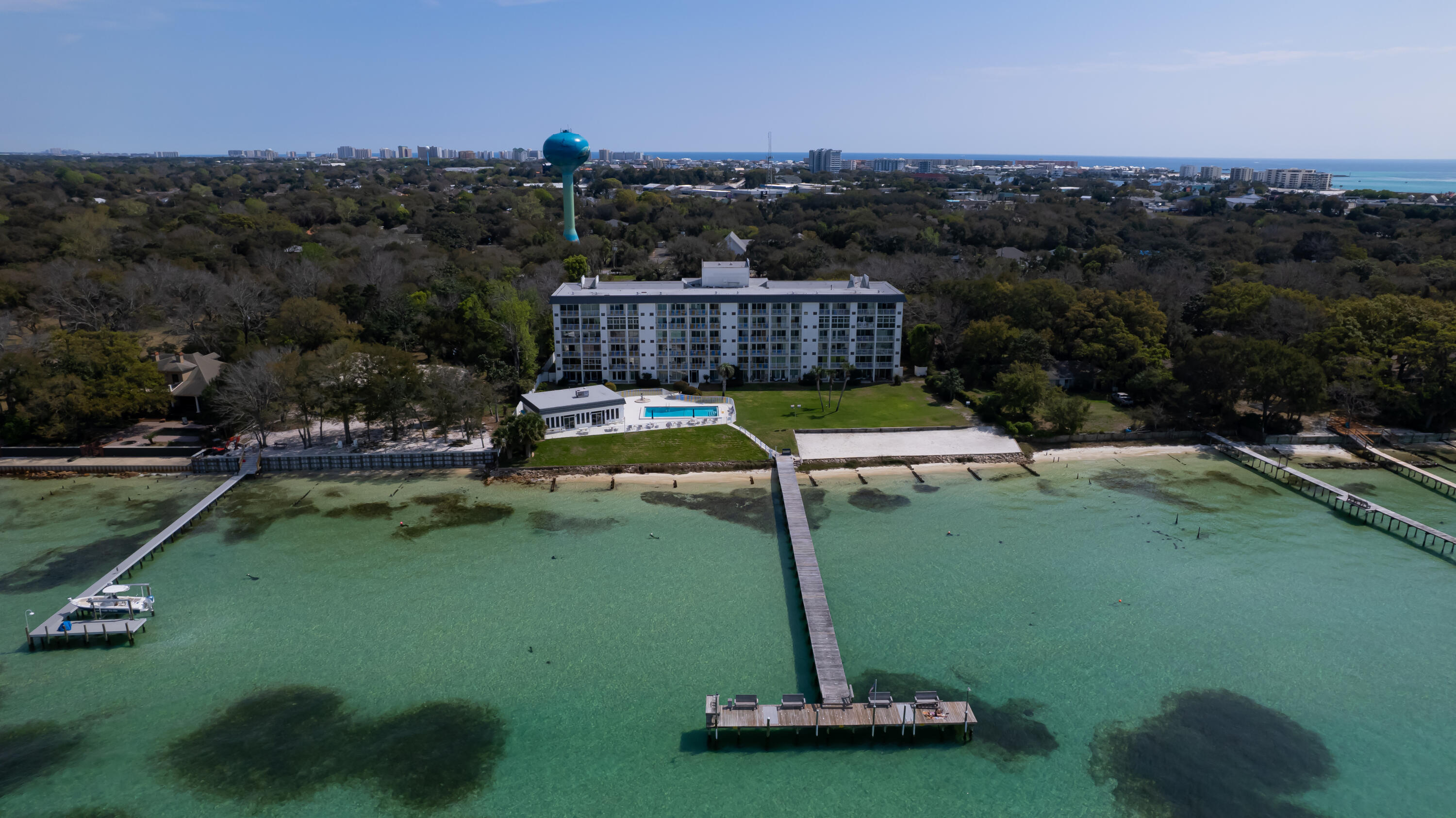 151 Calhoun Avenue, Unit 201 Destin, FL 32541 - Photo 33 of 55 a view of a lake with a park