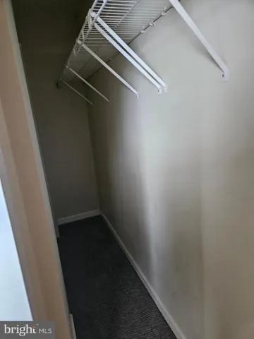 a close view of closet