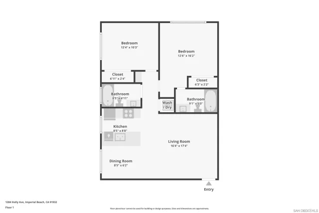 $479,000 | 1284 Holly Avenue, Imperial Beach, CA 91932