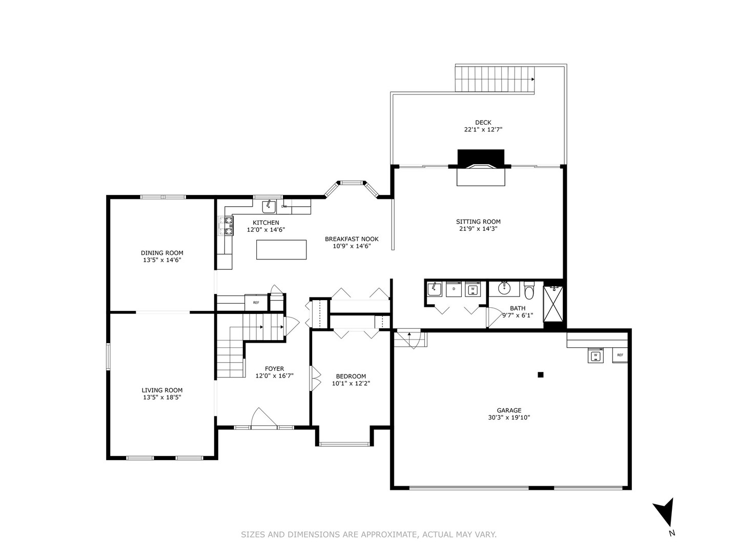 1605 Charlemagne Drive Hoffman Estates, IL 60192 - Photo 26 of 29 a picture of a floor plan