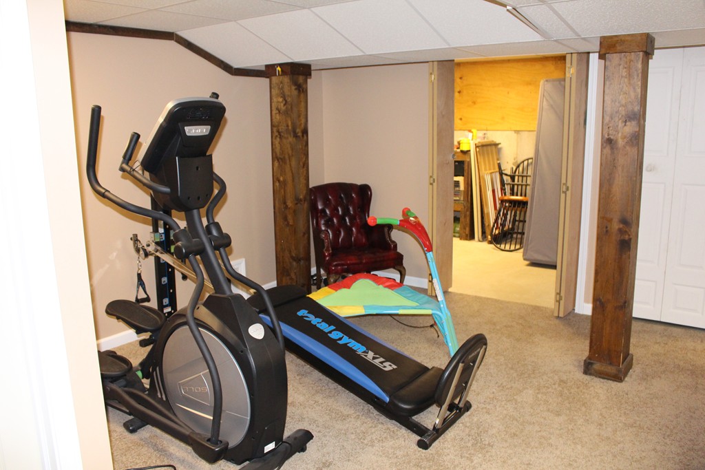 1645 Main Road Granville, MA 01034 - Photo 20 of 20 a room with gym equipment