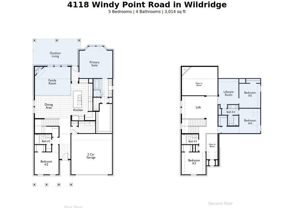 4118 Windy Point Court Oak Point, TX 75068 - Photo 31 of 31 Floor Plan