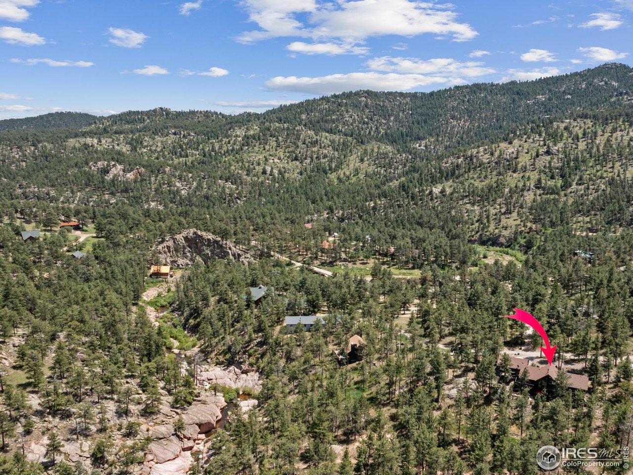 287 Wichita Road Lyons, CO 80540 - Photo 40 of 40 a view of city and mountain