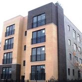 a front view of a building