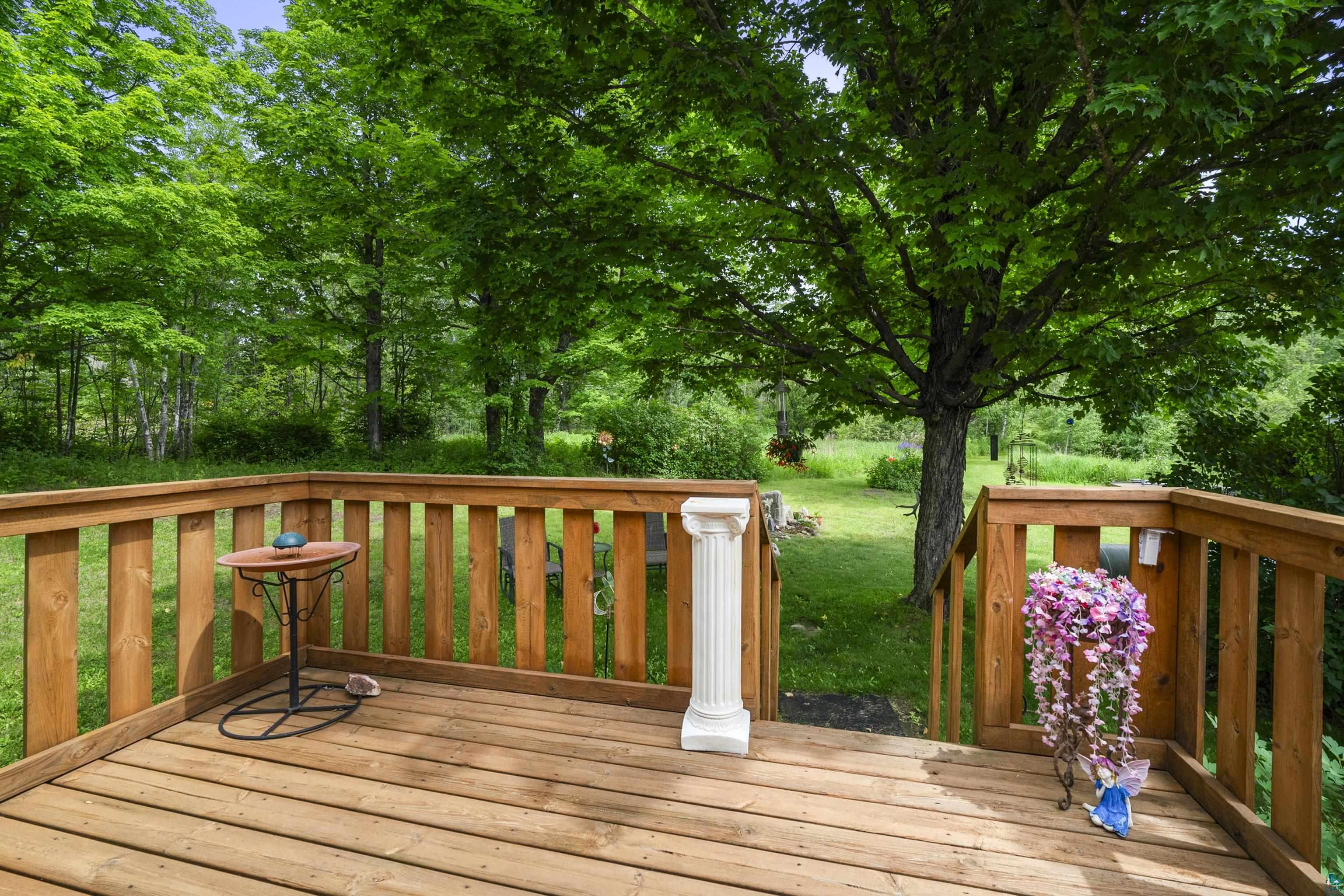 5144 Olson Road Rice Lake, MN 55803 - Photo 24 of 29 Backyard Deck