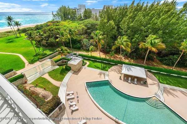 a view of balcony with patio