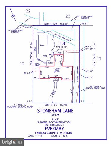 $1,800,000 | 6305 Stoneham Lane, McLean, VA 22101