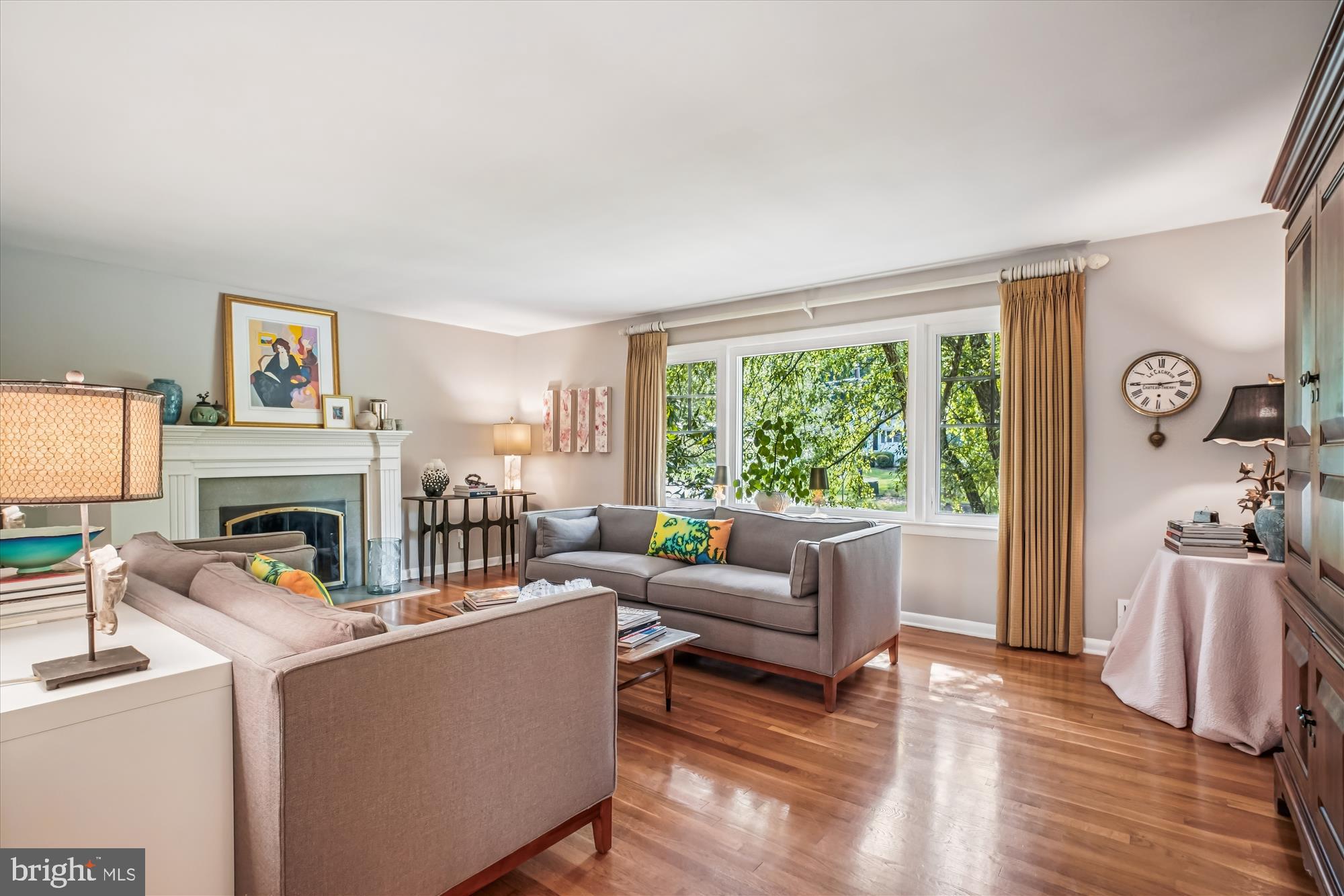 3717 Chanel Road Annandale, VA 22003 - Photo 12 of 57 a living room with furniture and a fireplace