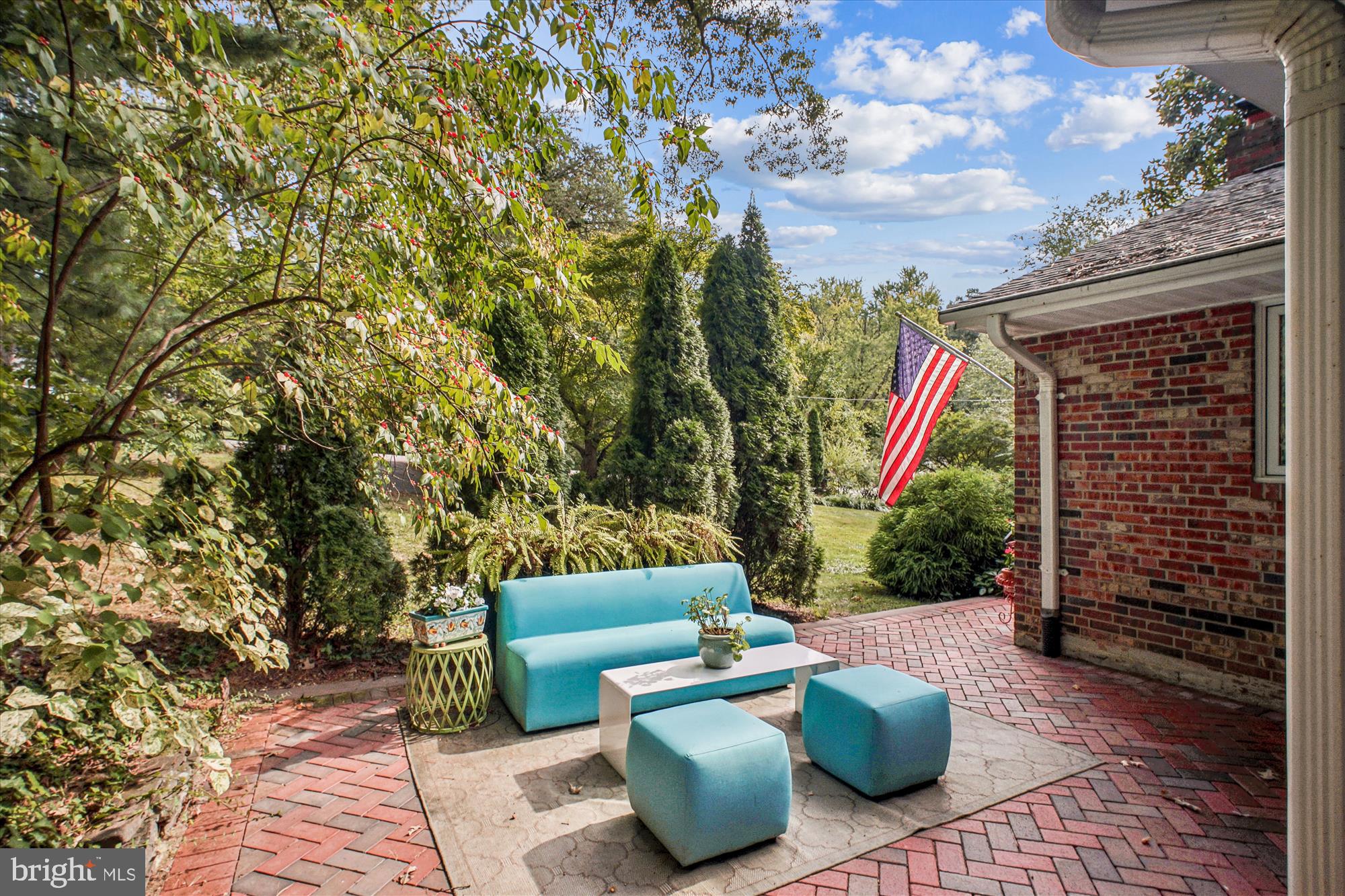 3717 Chanel Road Annandale, VA 22003 - Photo 44 of 57 a view of patio with couches and potted plants
