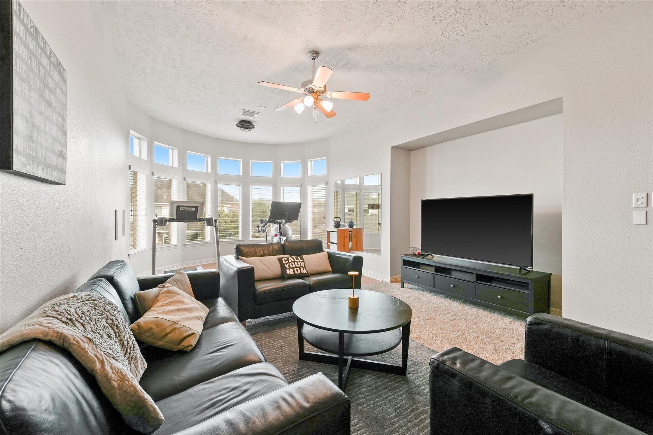 2818 Shallow Springs Court Manvel, TX 77578 - Photo 23 of 41 a living room with furniture and a flat screen tv