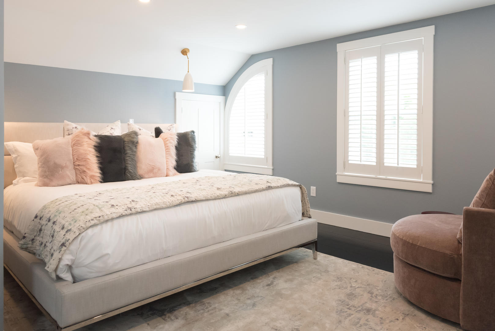 59 Orange Street Nantucket, MA 02554 - Photo 17 of 42 a bedroom with bed and window
