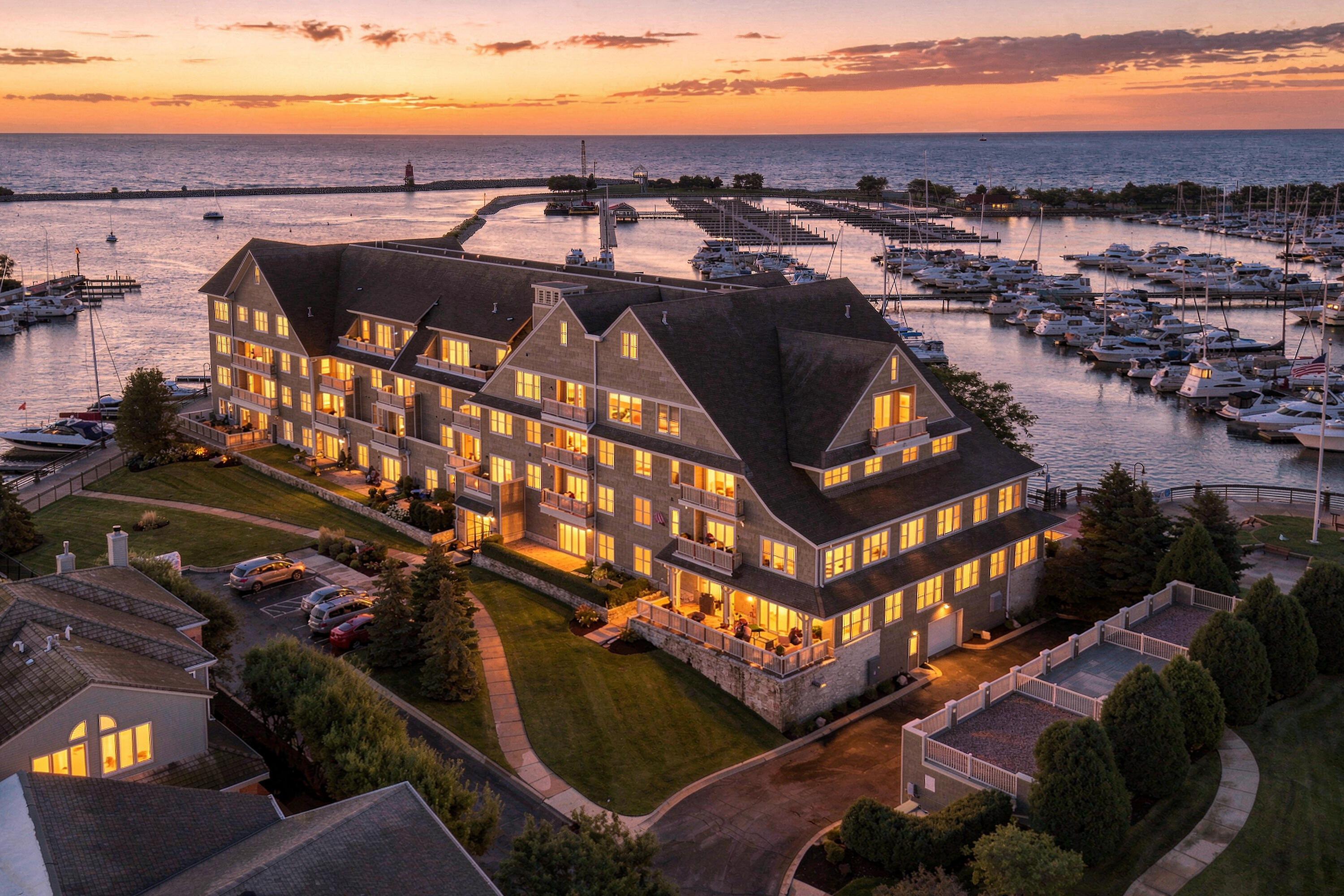 4 Gas Light Drive, Unit 307 Racine, WI 53403 - Photo 1 of 40 Atwater is built on Racine’s scenic harborfront