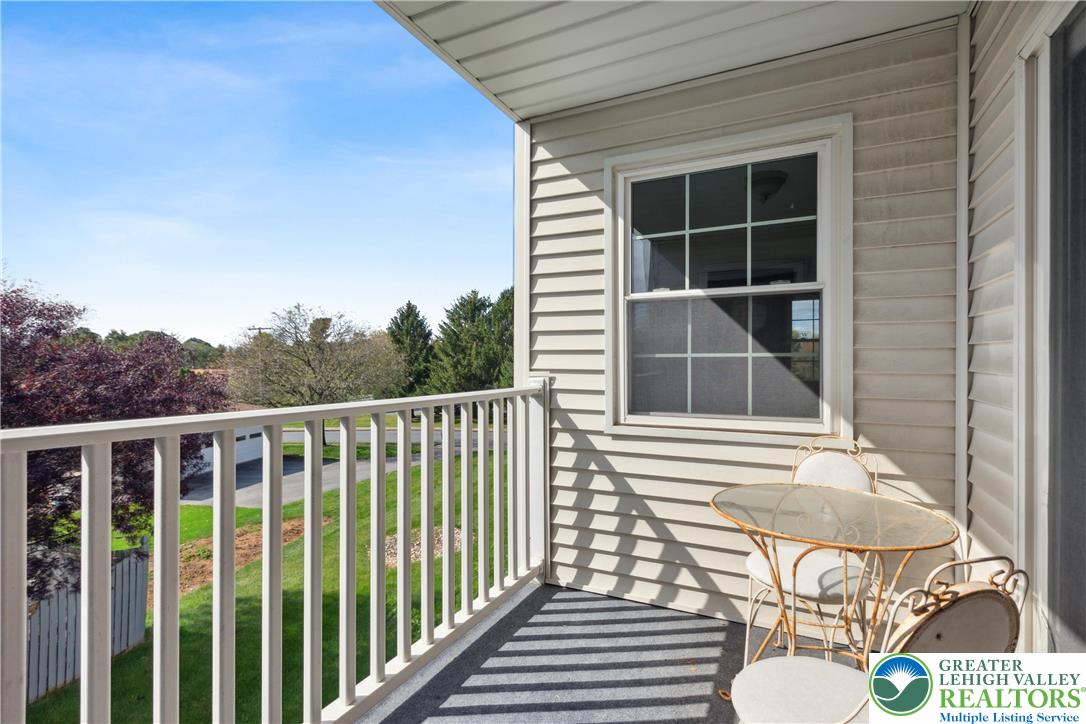 110 Drift Court, Unit B Bethlehem, PA 18020 - Photo 23 of 25 a balcony with a potted plant