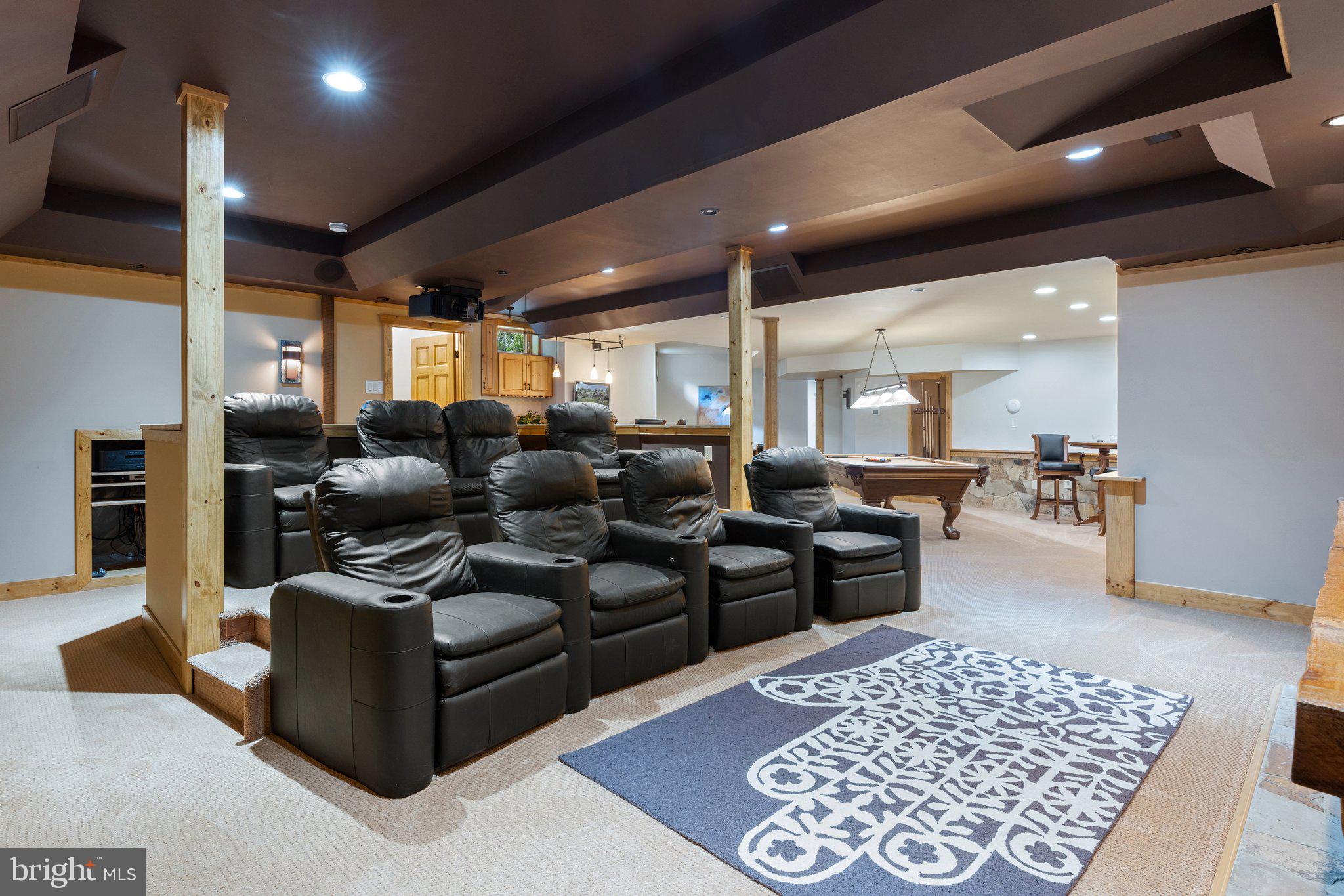 12904 Sagle Road Purcellville, VA 20132 - Photo 86 of 135 Lower level theatre viewing area