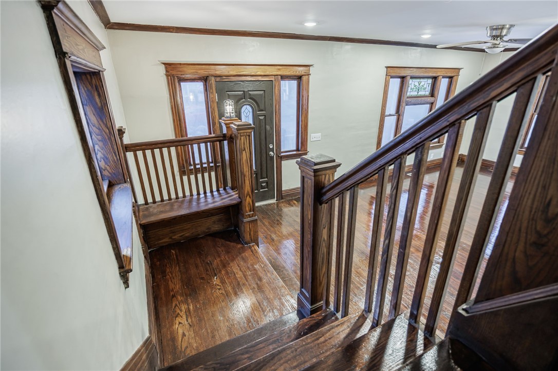 436 Birr Street Rochester, NY 14613 - Photo 16 of 30 Living Room Stairs