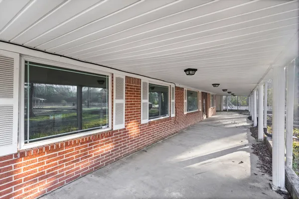 a view of a house with a porch