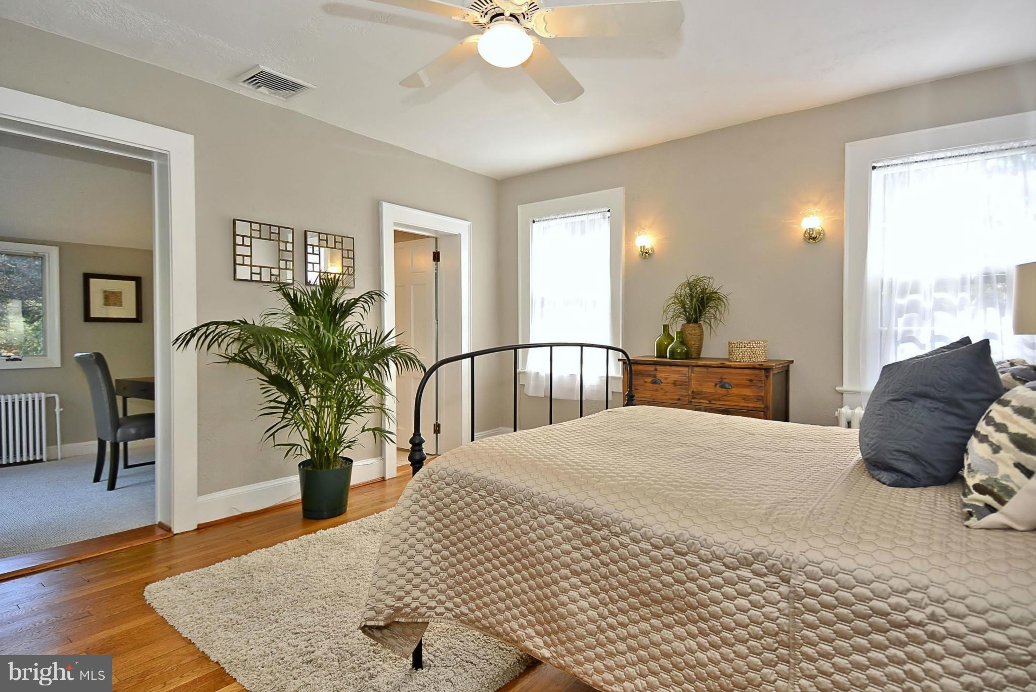 3711 Reno Road Northwest Washington, DC 20008 - Photo 14 of 29 Master Bedroom with Sitting Room and Bath