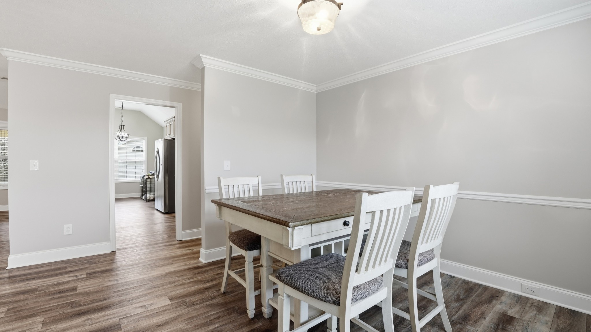2422 Turtle Trace Murfreesboro, TN 37127 - Photo 13 of 38 a view of a dining room with furniture and wooden floor