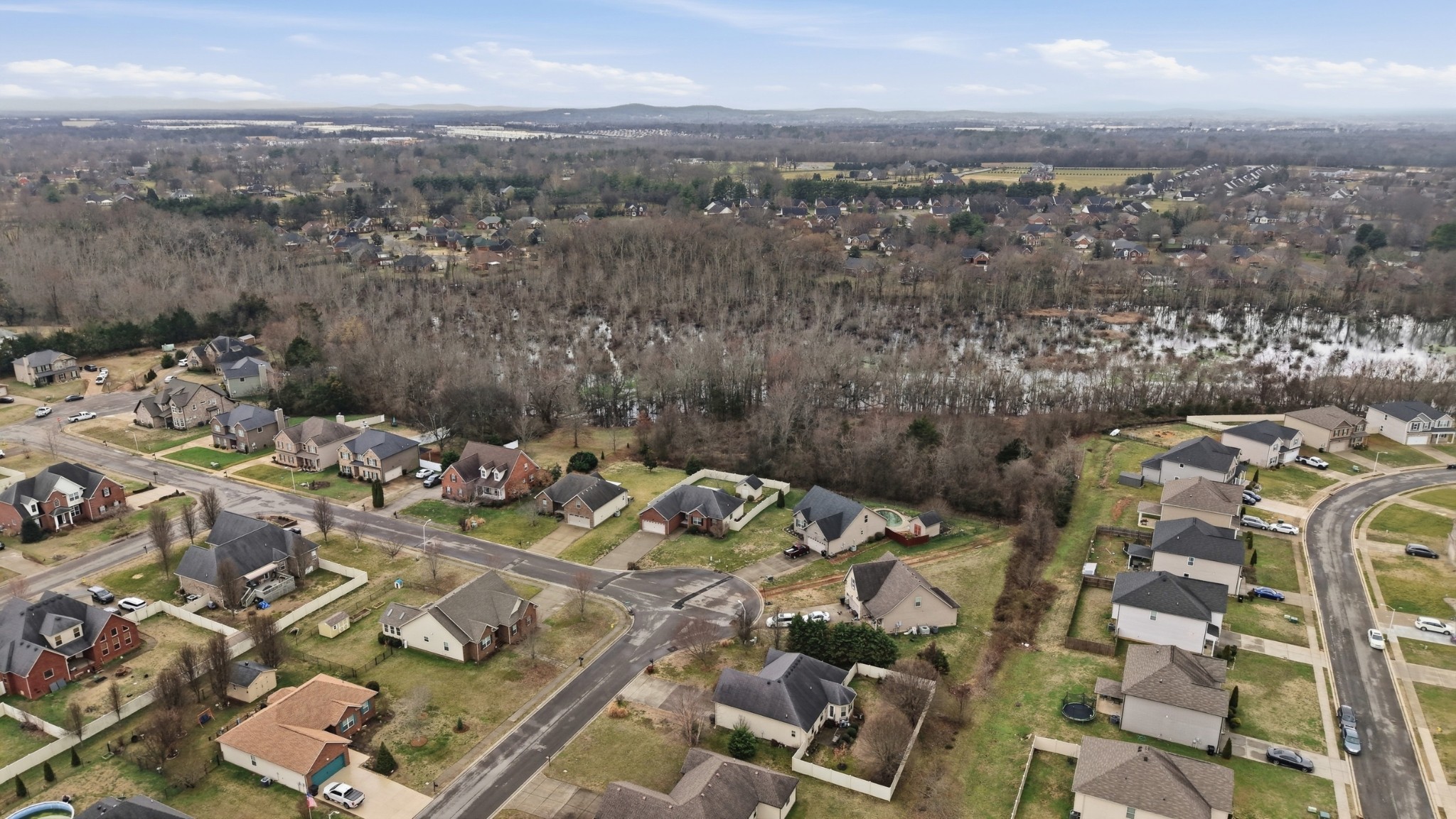 2422 Turtle Trace Murfreesboro, TN 37127 - Photo 35 of 37 an aerial view of a house with a ocean view