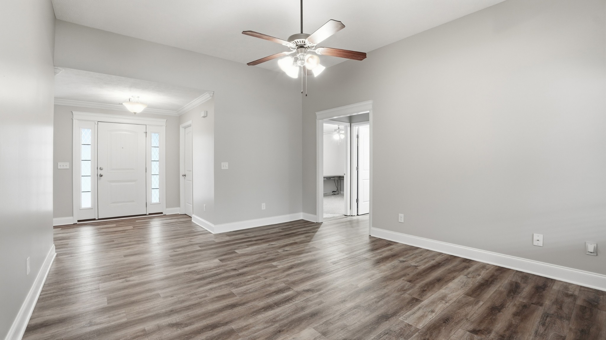 2422 Turtle Trace Murfreesboro, TN 37127 - Photo 8 of 38 a view of an empty room with wooden floor