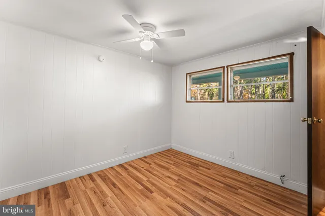 wooden floor in an empty room