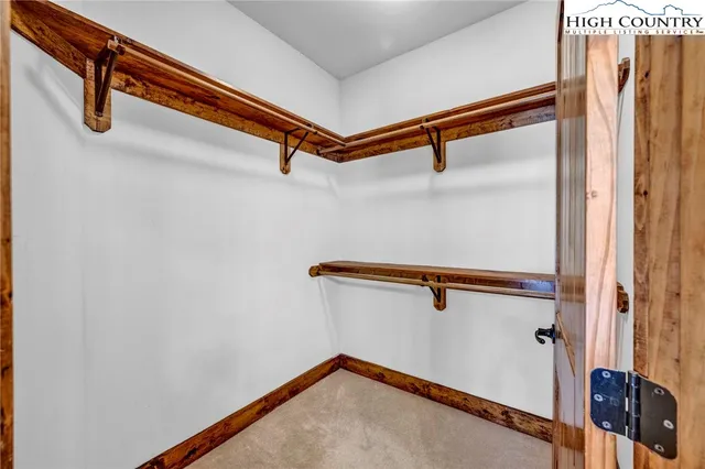 a view of balcony with a swing